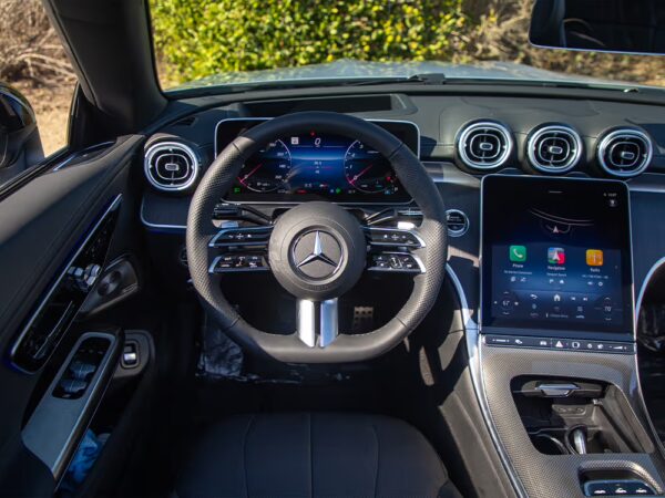 2025 Benz CLE 300 Cabriolet dashboard infotainment
